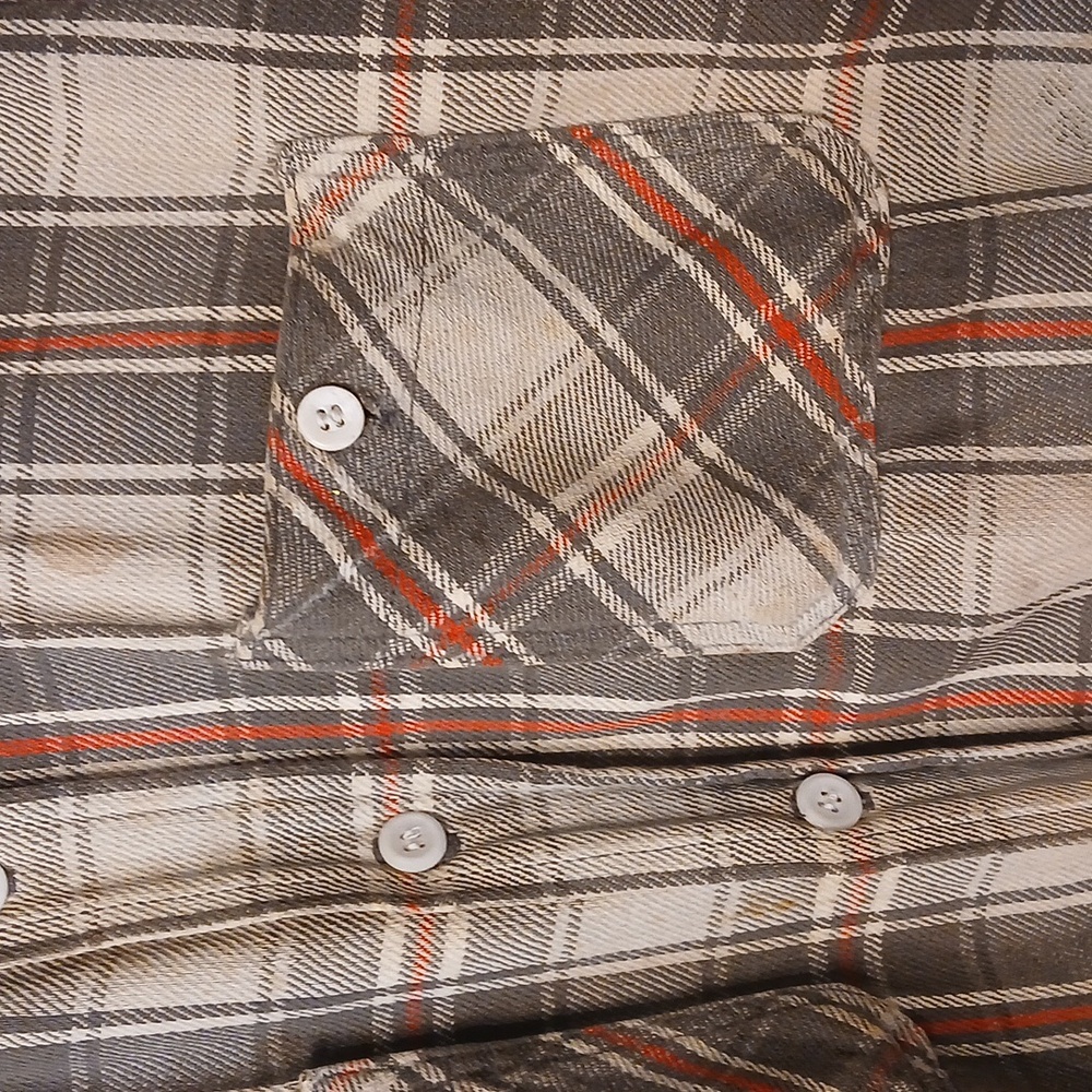 Winter King Vintage Flannel 40s / 50s Large - Picture 5 of 9